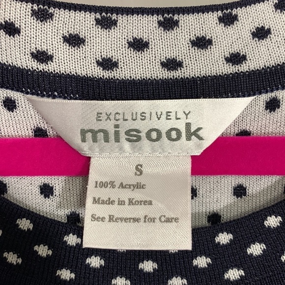 Misook polka dot Tank top Size Small, good condition see measurements - Picture 2 of 4